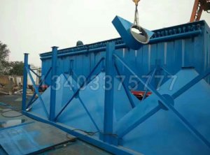 河北省廊坊王经理订购的8台FMQD-PPC-64-6型气箱式脉冲布袋除尘器装车发货